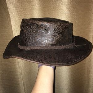 KAKADU TRADERS LEATHER HAT